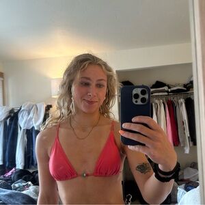 pink swimsuit top from pacsun - size S